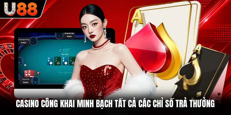 Casino công khai minh bạch tất cả các chỉ số trả thưởng